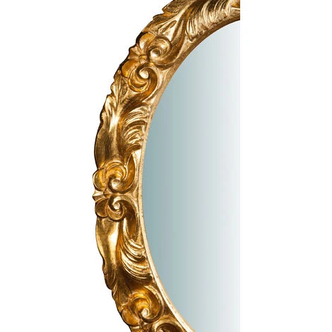 BISCOTTINI Miroir Mural à Accrocher Vertical/horizontal En Bois Finition Feuille D'or Antique L66XPR4, 5XH88cm Made In Italy 7 BISCOTTINI Miroir Mural à Accrocher Vertical/horizontal En Bois Finition Feuille D'or Antique L66XPR4, 5XH88cm Made In Italy – Image 5