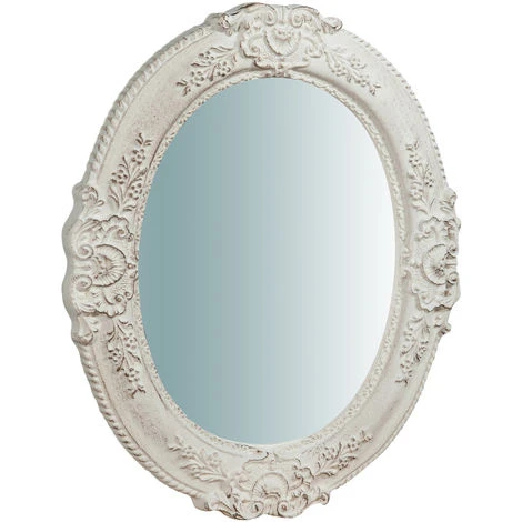 BISCOTTINI Miroir Mural à Accrocher Vertical/horizontal En Bois Finition Blanche Antique L40XPR2, 5XH32 Cm Made In Italy 3 BISCOTTINI Miroir Mural à Accrocher Vertical/horizontal En Bois Finition Blanche Antique L40XPR2, 5XH32 Cm Made In Italy