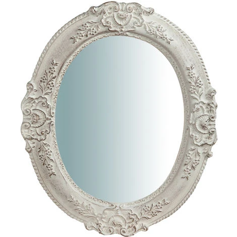 BISCOTTINI Miroir Mural à Accrocher Vertical/horizontal En Bois Finition Blanche Antique L40XPR2, 5XH32 Cm Made In Italy 4 BISCOTTINI Miroir Mural à Accrocher Vertical/horizontal En Bois Finition Blanche Antique L40XPR2, 5XH32 Cm Made In Italy – Image 2