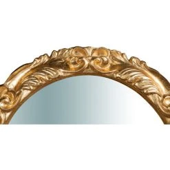 BISCOTTINI Miroir Mural à Accrocher Vertical/horizontal En Bois En Finition Feuille D'or Antique L66XPR5XH66 Cm Made In Italy -Miroir Soldes Boutique 18545740 3