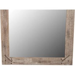 BISCOTTINI Miroir Mural à Accrocher En Bois Massif RUSTICO RETTANGOLARE -Miroir Soldes Boutique 18545747 4