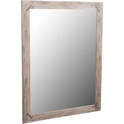 BISCOTTINI Miroir Mural à Accrocher En Bois Massif L90XPR3XH120 Cm