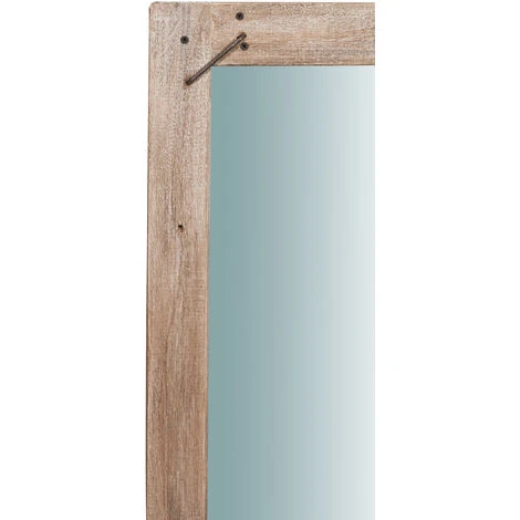 BISCOTTINI Miroir Mural à Accrocher En Bois Massif RUSTICO QUADRATO 5 BISCOTTINI Miroir Mural à Accrocher En Bois Massif RUSTICO QUADRATO – Image 3