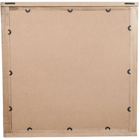 BISCOTTINI Miroir Mural à Accrocher En Bois Massif RUSTICO QUADRATO 7 BISCOTTINI Miroir Mural à Accrocher En Bois Massif RUSTICO QUADRATO – Image 5