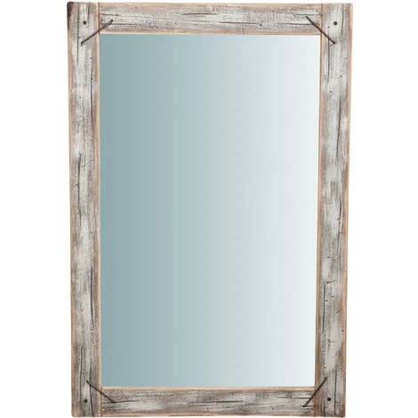 BISCOTTINI Miroir Mural à Accrocher En Bois Massif RUSTICO RETTANGOLARE 4 BISCOTTINI Miroir Mural à Accrocher En Bois Massif RUSTICO RETTANGOLARE – Image 2