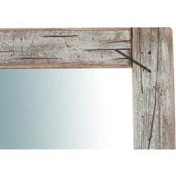BISCOTTINI Miroir Mural à Accrocher En Bois Massif RUSTICO GRANDE -Miroir Soldes Boutique 18545753 3