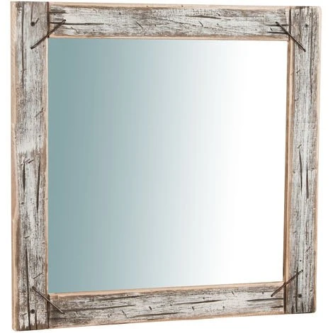 BISCOTTINI Miroir Mural à Accrocher En Bois Massif L60XPR3XH180 Cm 3 BISCOTTINI Miroir Mural à Accrocher En Bois Massif L60XPR3XH180 Cm