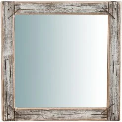 BISCOTTINI Miroir Mural à Accrocher En Bois Massif L60XPR3XH180 Cm 8 BISCOTTINI Miroir Mural à Accrocher En Bois Massif L60XPR3XH180 Cm -Miroir Soldes Boutique 18545754 2