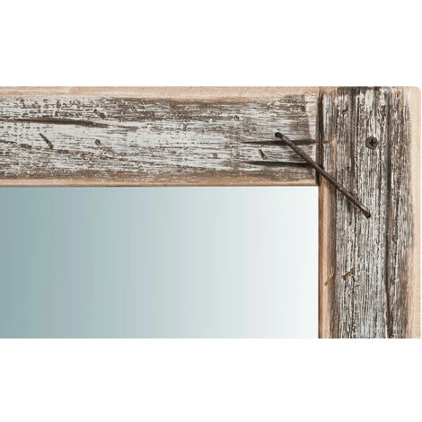 BISCOTTINI Miroir Mural à Accrocher En Bois Massif L60XPR3XH180 Cm 5 BISCOTTINI Miroir Mural à Accrocher En Bois Massif L60XPR3XH180 Cm – Image 3