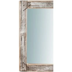 BISCOTTINI Miroir Mural à Accrocher En Bois Massif L60XPR3XH180 Cm 10 BISCOTTINI Miroir Mural à Accrocher En Bois Massif L60XPR3XH180 Cm -Miroir Soldes Boutique 18545754 4