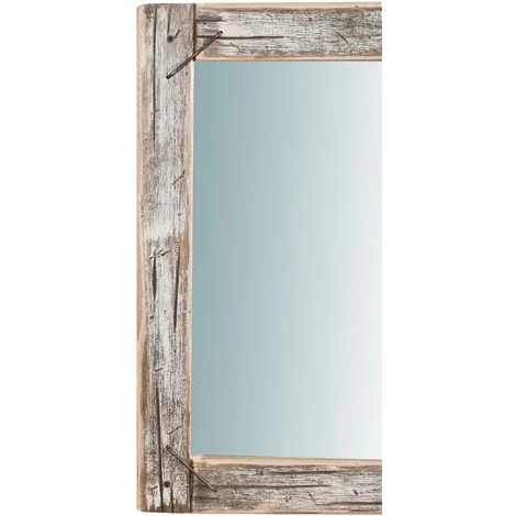 BISCOTTINI Miroir Mural à Accrocher En Bois Massif L60XPR3XH180 Cm 6 BISCOTTINI Miroir Mural à Accrocher En Bois Massif L60XPR3XH180 Cm – Image 4
