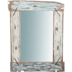 BISCOTTINI Miroir Mural à Accrocher En Bois Massif L65, 5XPR3, 5XH86 Cm -Miroir Soldes Boutique 18545760 2