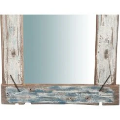 BISCOTTINI Miroir Mural à Accrocher En Bois Massif L65, 5XPR3, 5XH86 Cm -Miroir Soldes Boutique 18545760 5
