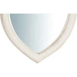 BISCOTTINI Set 2 Miroirs Muraux Et Suspendus, Finition Blanc Antique L17XPR2XH21 Cm Fabriqué En Italie -Miroir Soldes Boutique 18545952 4