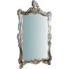 BISCOTTINI Miroir Mural à Accrocher Vertical/horizontal En Bois Finition Feuille D'argent Antique L66XPR7XH118 Cm Made In Italy -Miroir Soldes Boutique 18545964 1