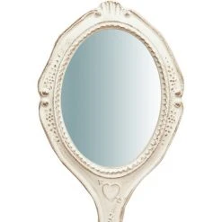 BISCOTTINI Miroir Mural à Accrocher En Boispeint à La Main Avec Finition Blanc Antique L14xPR1,5xH28 Cm Made In Italy 8 BISCOTTINI Miroir Mural à Accrocher En Boispeint à La Main Avec Finition Blanc Antique L14xPR1,5xH28 Cm Made In Italy -Miroir Soldes Boutique 18546105 3