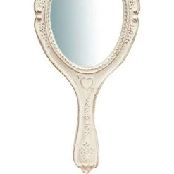 BISCOTTINI Miroir Mural à Accrocher En Boispeint à La Main Avec Finition Blanc Antique L14xPR1,5xH28 Cm Made In Italy 9 BISCOTTINI Miroir Mural à Accrocher En Boispeint à La Main Avec Finition Blanc Antique L14xPR1,5xH28 Cm Made In Italy -Miroir Soldes Boutique 18546105 4