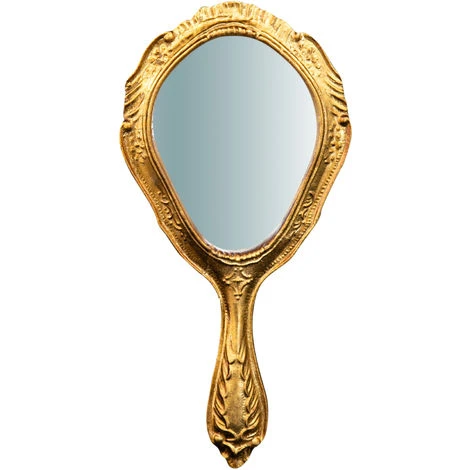 BISCOTTINI Miroir Mural à Accrocher En Boisfait à La Main Avec Finition Feuille D'or Antique L14xPR1,5xH30 Cm Made In Italy 4 BISCOTTINI Miroir Mural à Accrocher En Boisfait à La Main Avec Finition Feuille D'or Antique L14xPR1,5xH30 Cm Made In Italy – Image 2