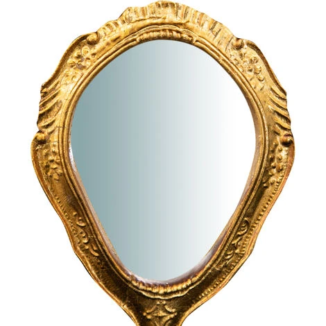 BISCOTTINI Miroir Mural à Accrocher En Boisfait à La Main Avec Finition Feuille D'or Antique L14xPR1,5xH30 Cm Made In Italy 6 BISCOTTINI Miroir Mural à Accrocher En Boisfait à La Main Avec Finition Feuille D'or Antique L14xPR1,5xH30 Cm Made In Italy – Image 4