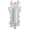 BISCOTTINI Miroir Mural à Accrocher En Bois Finition Blanc Antique SAGOMATA Made In Italy 1 BISCOTTINI Miroir Mural à Accrocher En Bois Finition Blanc Antique SAGOMATA Made In Italy -Miroir Soldes Boutique 18546148 1