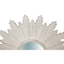 BISCOTTINI Miroir Mural à Accrocher En Bois Finition Blanc Antique SOLE Made In Italy -Miroir Soldes Boutique 18546152 3