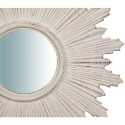 BISCOTTINI Miroir Mural à Accrocher En Bois Finition Blanc Antique SOLE Made In Italy -Miroir Soldes Boutique 18546152 4