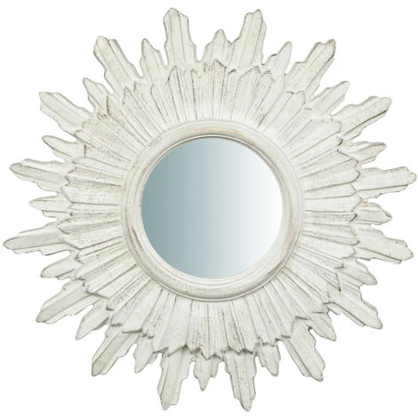 BISCOTTINI Miroir Mural à Accrocher En BOIS, FINITIONS EN BLANC CÉRUSÉ. L52XPR4,5XH52 FABRIQUÉ EN ITALIE 4 BISCOTTINI Miroir Mural à Accrocher En BOIS, FINITIONS EN BLANC CÉRUSÉ. L52XPR4,5XH52 FABRIQUÉ EN ITALIE – Image 2