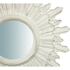 BISCOTTINI Miroir Mural à Accrocher En BOIS, FINITIONS EN BLANC CÉRUSÉ. L52XPR4,5XH52 FABRIQUÉ EN ITALIE 10 BISCOTTINI Miroir Mural à Accrocher En BOIS, FINITIONS EN BLANC CÉRUSÉ. L52XPR4,5XH52 FABRIQUÉ EN ITALIE -Miroir Soldes Boutique 18546201 4