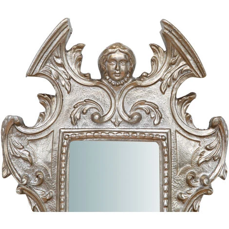 BISCOTTINI Miroir Mural à Accrocher En BOIS. FINITIONS : FEUILLE D'ARGENT EFFET VIEILLI. L34XPR4XH64 FABRIQUÉ EN ITALIE 5 BISCOTTINI Miroir Mural à Accrocher En BOIS. FINITIONS : FEUILLE D'ARGENT EFFET VIEILLI. L34XPR4XH64 FABRIQUÉ EN ITALIE – Image 3