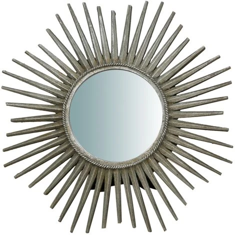 BISCOTTINI MIROIR A POSER. FINITIONS : FEUILLE D'ARGENT EFFET VIEILLI. L24XPR3XH24 CM 4 BISCOTTINI MIROIR A POSER. FINITIONS : FEUILLE D'ARGENT EFFET VIEILLI. L24XPR3XH24 CM – Image 2