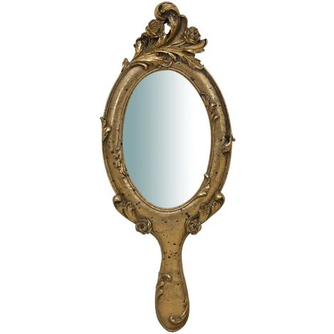 BISCOTTINI Set 2 Miroirs Muraux Et Suspendus W10XPR1XH25 CM FINITION OR ANTIQUE 4 BISCOTTINI Set 2 Miroirs Muraux Et Suspendus W10XPR1XH25 CM FINITION OR ANTIQUE – Image 2