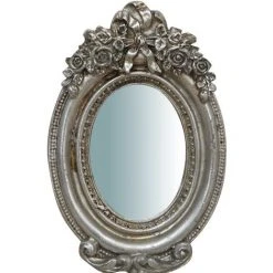 BISCOTTINI Miroir Mural à Accrocher FINITIONS : ARGENT EFFET VIEILLI L10xPR1xH25 CM -Miroir Soldes Boutique 18546244 4