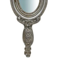 BISCOTTINI Miroir Mural à Accrocher FINITIONS : ARGENT EFFET VIEILLI L10xPR1xH25 CM -Miroir Soldes Boutique 18546244 5