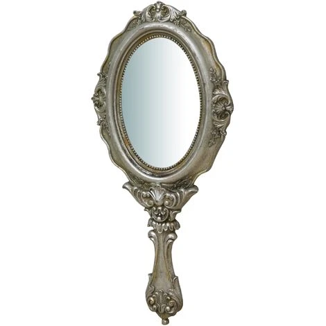 BISCOTTINI Set 2 Miroirs Muraux Et Suspendus W12XPR1,5XH30 CM FINITION ARGENT ANTIQUE 3 BISCOTTINI Set 2 Miroirs Muraux Et Suspendus W12XPR1,5XH30 CM FINITION ARGENT ANTIQUE