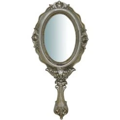 BISCOTTINI Set 2 Miroirs Muraux Et Suspendus W12XPR1,5XH30 CM FINITION ARGENT ANTIQUE 8 BISCOTTINI Set 2 Miroirs Muraux Et Suspendus W12XPR1,5XH30 CM FINITION ARGENT ANTIQUE -Miroir Soldes Boutique 18546245 2