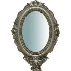 BISCOTTINI Set 2 Miroirs Muraux Et Suspendus W12XPR1,5XH30 CM FINITION ARGENT ANTIQUE 10 BISCOTTINI Set 2 Miroirs Muraux Et Suspendus W12XPR1,5XH30 CM FINITION ARGENT ANTIQUE -Miroir Soldes Boutique 18546245 4