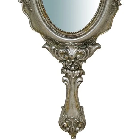 BISCOTTINI Set 2 Miroirs Muraux Et Suspendus W12XPR1,5XH30 CM FINITION ARGENT ANTIQUE 7 BISCOTTINI Set 2 Miroirs Muraux Et Suspendus W12XPR1,5XH30 CM FINITION ARGENT ANTIQUE – Image 5