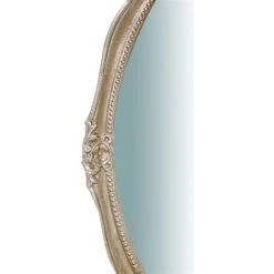 BISCOTTINI Miroir Mural à Accrocher En BOIS. FINITIONS : FEUILLE D'ARGENT EFFET VIEILLI. L51XPR3,5XH36 CM FABRIQUÉ EN ITALIE -Miroir Soldes Boutique 18546273 4