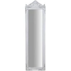 BISCOTTINI MIROIR VERTICAL SUR PIED. FINITIONS : BLANC CÉRUSÉ. L40XPR3XH140 CM -Miroir Soldes Boutique 18546311 2