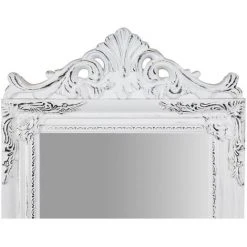 BISCOTTINI MIROIR VERTICAL SUR PIED. FINITIONS : BLANC CÉRUSÉ. L40XPR3XH140 CM -Miroir Soldes Boutique 18546311 3