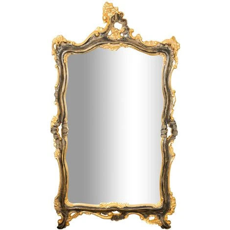 BISCOTTINI Miroir Mural à Accrocher En BOIS. FINITIONS : OR ET NOIR L67XPR7XH115 CM FABRIQUÉ EN ITALIE 4 BISCOTTINI Miroir Mural à Accrocher En BOIS. FINITIONS : OR ET NOIR L67XPR7XH115 CM FABRIQUÉ EN ITALIE – Image 2