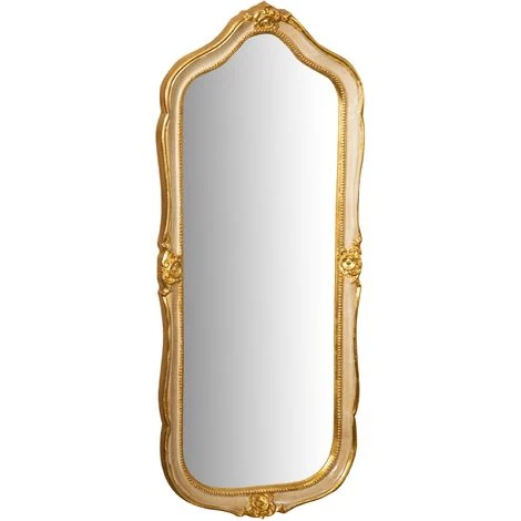 BISCOTTINI Miroir Mural à Accrocher En BOIS. FINITIONS : FEUILLE D'OR ET IVOIRE FABRIQUÉ EN ITALIE 3 BISCOTTINI Miroir Mural à Accrocher En BOIS. FINITIONS : FEUILLE D'OR ET IVOIRE FABRIQUÉ EN ITALIE