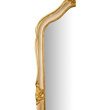 BISCOTTINI Miroir Mural à Accrocher En BOIS. FINITIONS : FEUILLE D'OR ET IVOIRE FABRIQUÉ EN ITALIE 6 BISCOTTINI Miroir Mural à Accrocher En BOIS. FINITIONS : FEUILLE D'OR ET IVOIRE FABRIQUÉ EN ITALIE – Image 4