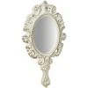 BISCOTTINI Miroir à La Main EN BOIS FINITIONS BLANC CÉRUSÉ FABRIQUÉ EN ITALIE -Miroir Soldes Boutique 18546414 1