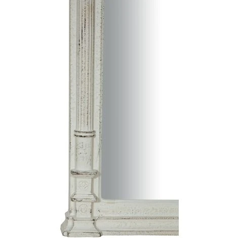 BISCOTTINI Miroir Mural à AccrocherBOIS FINITIONS BLANC CÉRUSÉ FABRIQUÉ EN ITALIE 7 BISCOTTINI Miroir Mural à AccrocherBOIS FINITIONS BLANC CÉRUSÉ FABRIQUÉ EN ITALIE – Image 5