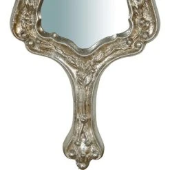 BISCOTTINI Miroir à La Main EN BOIS FINITIONS ARGENT FABRIQUÉ EN ITALIE 11 BISCOTTINI Miroir à La Main EN BOIS FINITIONS ARGENT FABRIQUÉ EN ITALIE -Miroir Soldes Boutique 18546433 5