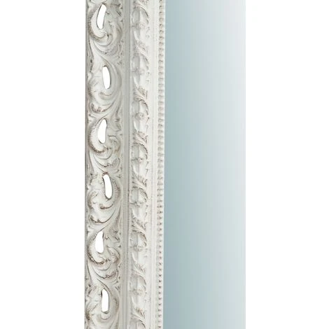 BISCOTTINI Miroir Mural à Accrocher En Bois Affichage Verticale/horizontale Finition Blanche Vieillie Aux Dimensions RETTANGOLARE Made I 7 BISCOTTINI Miroir Mural à Accrocher En Bois Affichage Verticale/horizontale Finition Blanche Vieillie Aux Dimensions RETTANGOLARE Made I – Image 5