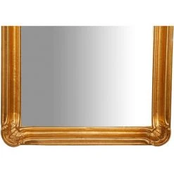 BISCOTTINI Miroir Mural à Accrocher En Bois Affichage Verticale/horizontale Finition Feuille Or Vieilli Aux Dimensions L91xPR5 XH111 10 BISCOTTINI Miroir Mural à Accrocher En Bois Affichage Verticale/horizontale Finition Feuille Or Vieilli Aux Dimensions L91xPR5 XH111 -Miroir Soldes Boutique 18546880 4