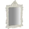 BISCOTTINI Miroir Mural à Accrocher BLANC ANTIQUE EN BOIS FABRIQUÉ EN ITALIE -Miroir Soldes Boutique 18547100 1