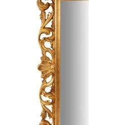 BISCOTTINI Miroir Mural à Accrocher EN BOIS EN FINITION DORÉE FABRIQUE EN ITALIE -Miroir Soldes Boutique 18547195 4